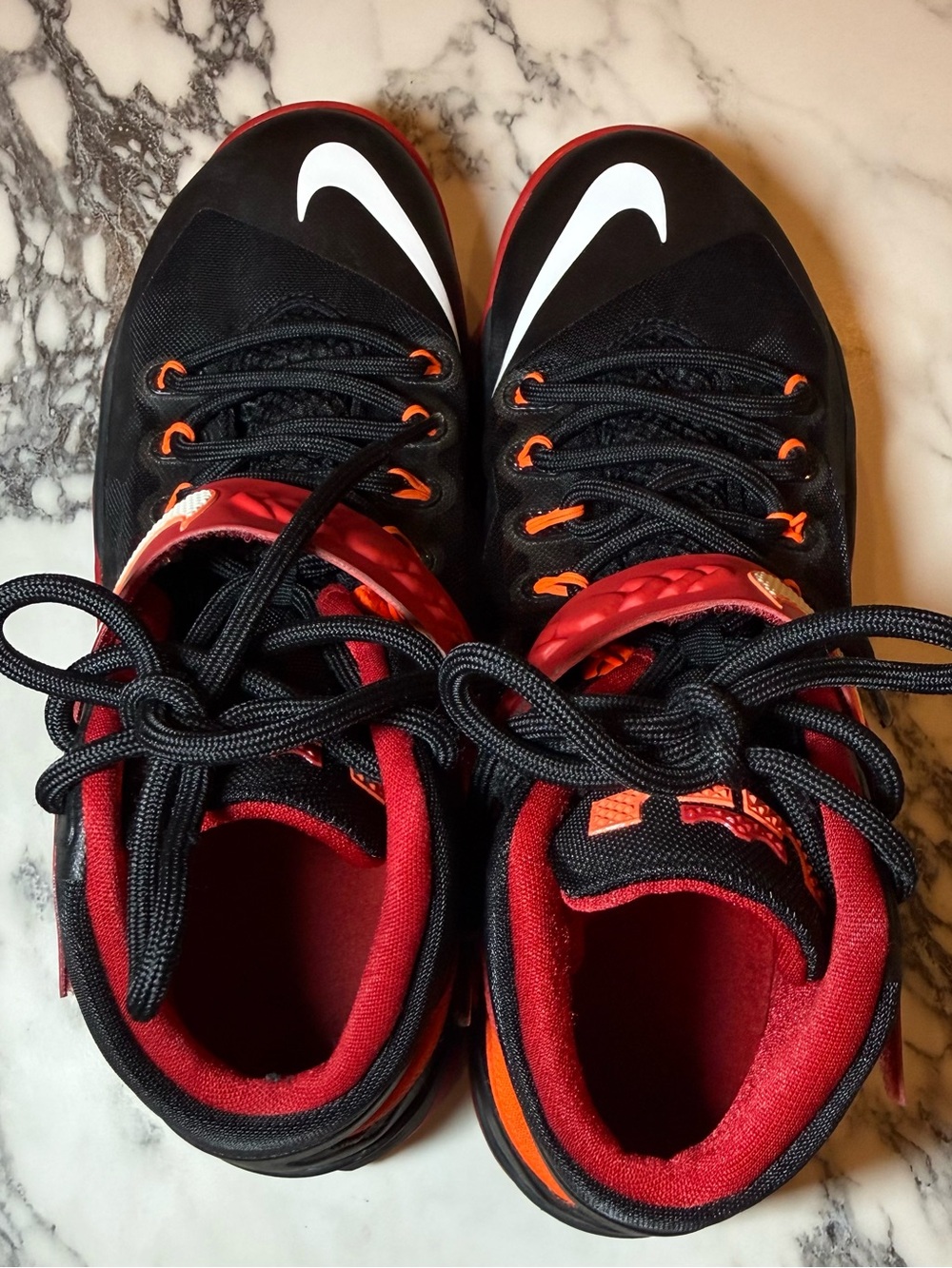 Nike LeBron Zoom Soldier 8 Black University Red Mens Size 9.5 Sneakers - Picture 3 of 13